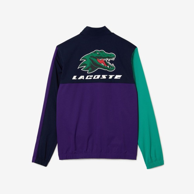 ラコステ LACOSTE テニスウェア メンズ アシンメトリーカラーブロック