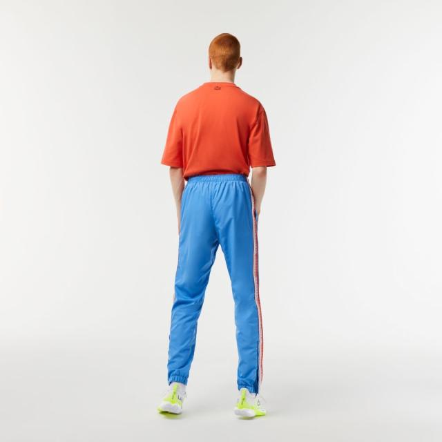 『即日出荷』ラコステ LACOSTE テニスウェア メンズ チェッカーテーピングテニストラックパンツ XH5217-10-YIQ 2023SS の通販は