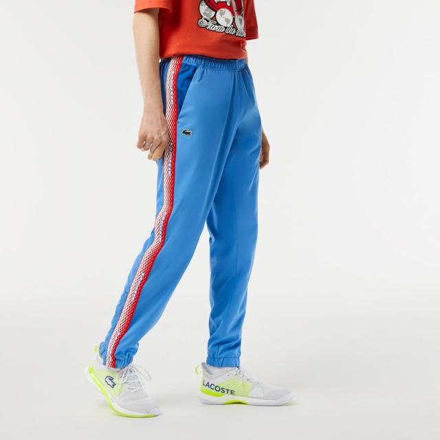 『即日出荷』ラコステ LACOSTE テニスウェア メンズ チェッカーテーピングテニストラックパンツ XH5217-10-YIQ 2023SS の通販は