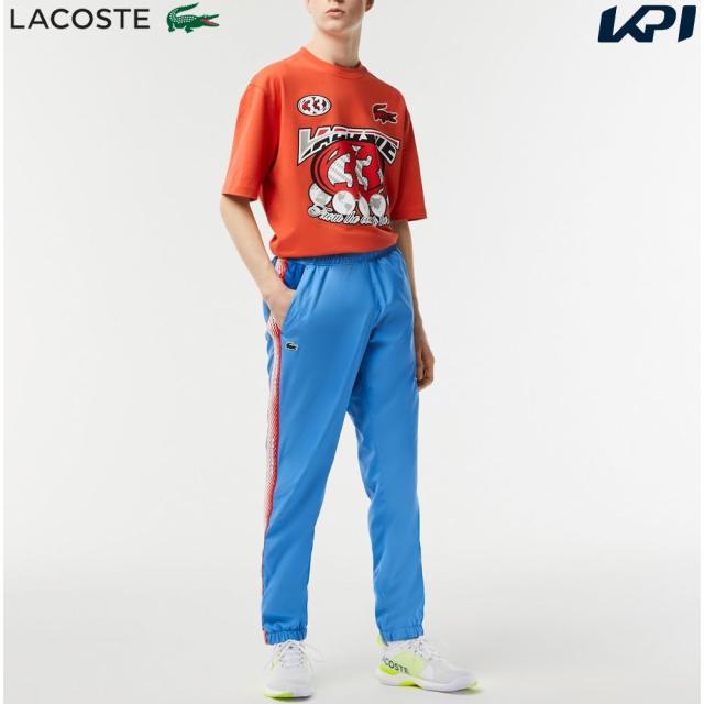 『即日出荷』ラコステ LACOSTE テニスウェア メンズ チェッカーテーピングテニストラックパンツ XH5217-10-YIQ 2023SS の通販はテニスウェア