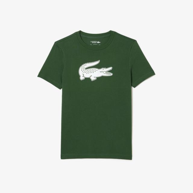 『即日出荷』ラコステ LACOSTE テニスウェア メンズ コットンブレンドウルトラドライロゴプリントTシャツ TH2042-99-291 2023FW の通販は