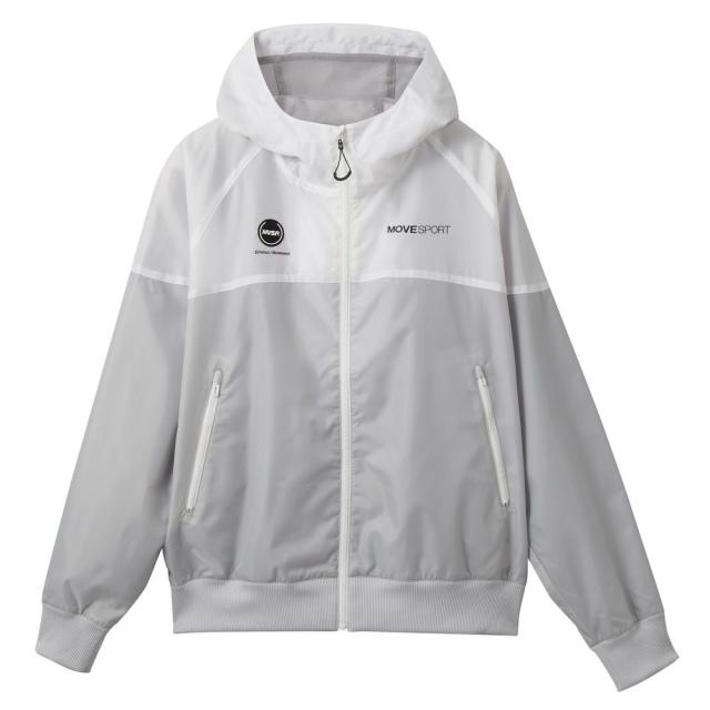 デサント DESCENTE 健康・ボディケアウェア メンズ   裏メッシュ バイカラー ウィンドブレーカー フーディー ST4FWB30M 2024FWの通販は