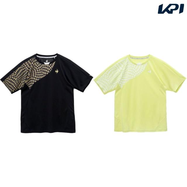 ルコック le coq sportif テニスウェア メンズ Aile forme グラフィックゲームシャツ LN5SHT10M 2025SSの通販は