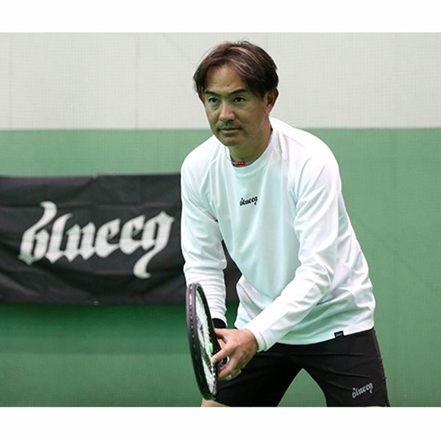 『即日出荷』blueeq ブルイク テニスウェア メンズ L/S PERFORMANCE TEE FOR GAME ロングスリーブ パフォーマンスTシャツ FOR ゲーム BQAS-00039 2023SS の通販は
