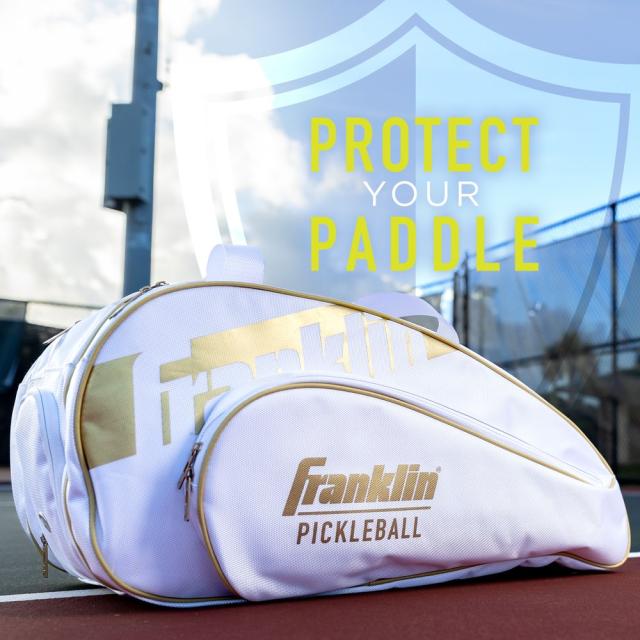 フランクリン Franklin ピックルボールバッグ・ケース Pro Series Paddle Bag プロシリーズ ピックルボール パドルバッグ - Gold/White  52883C4_2