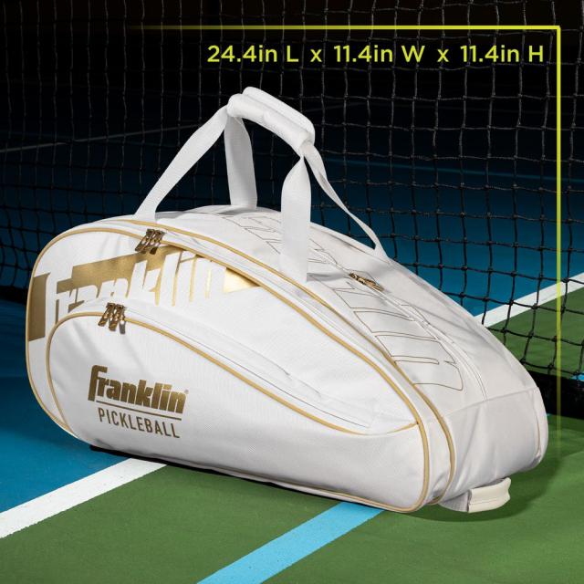 フランクリン Franklin ピックルボールバッグ・ケース Pro Series Paddle Bag プロシリーズ ピックルボール パドルバッグ - Gold/White  52883C4_5
