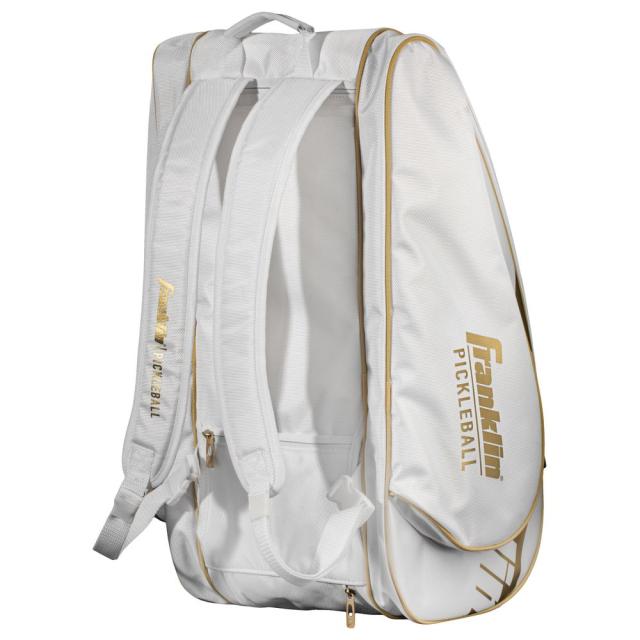 フランクリン Franklin ピックルボールバッグ・ケース Pro Series Paddle Bag プロシリーズ ピックルボール パドルバッグ - Gold/White  52883C4