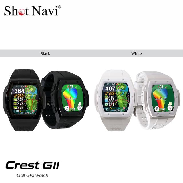 ショットナビ ShotNavi ゴルフアクセサリー [ShotNavi Crest G II クレスト G 2 腕時計型 GPSゴルフナビ crest-g2 『即日出荷』