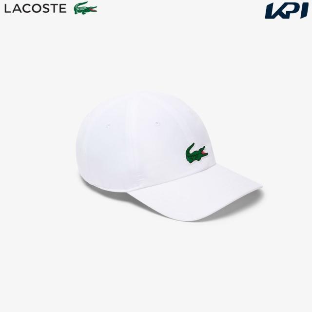 ラコステ LACOSTE テニスキャップ・バイザー メンズ 「ノバク・ジョコビッチ」フロントワニロゴキャップ ホワイト RK2450-99-001「タオルキャンペーン対象」『即日出荷』