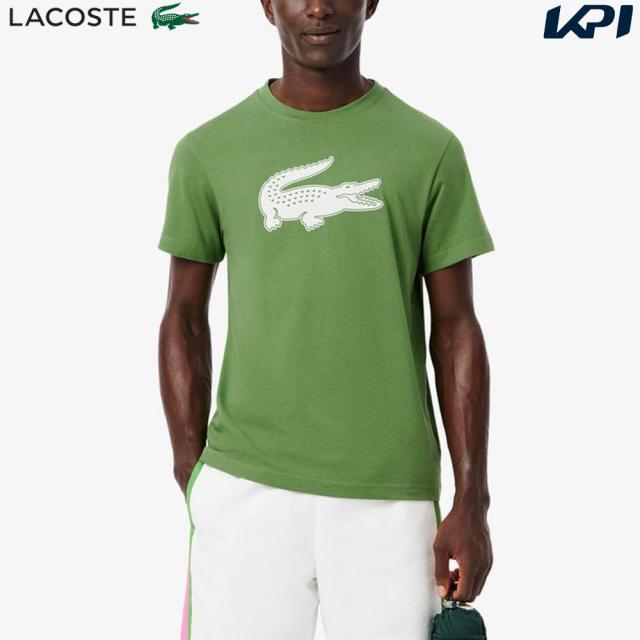ラコステ LACOSTE テニスウェア メンズ   コットンブレンドウルトラドライロゴプリントTシャツ TH2042-99-11V 2026SS「タオルキャンペーン対象」『即日出荷』