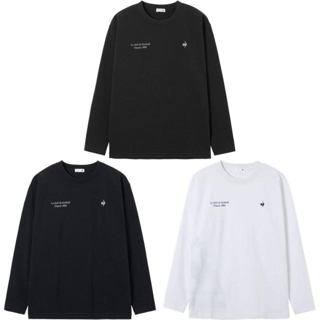 ルコック le coq sportif カジュアルウェア メンズ   コットンライクポリエステルビッグロゴ長袖Tシャツ LU5FLT00M 2025FW