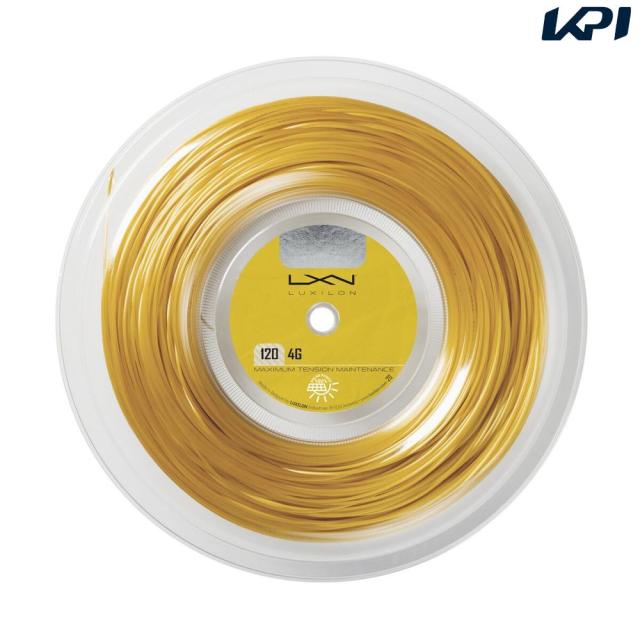 ルキシロン LUXILON テニスガット・ストリング    LUXILON 4G 120 200M REEL GOLD 120 200mロール WR8313301120