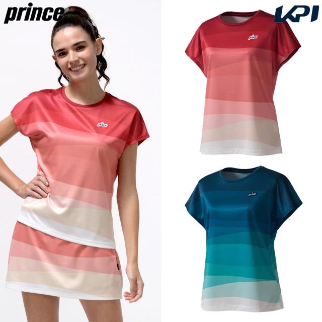 プリンス Prince テニスウェア レディース   ゲームシャツ WS5051 2025SSの通販は
