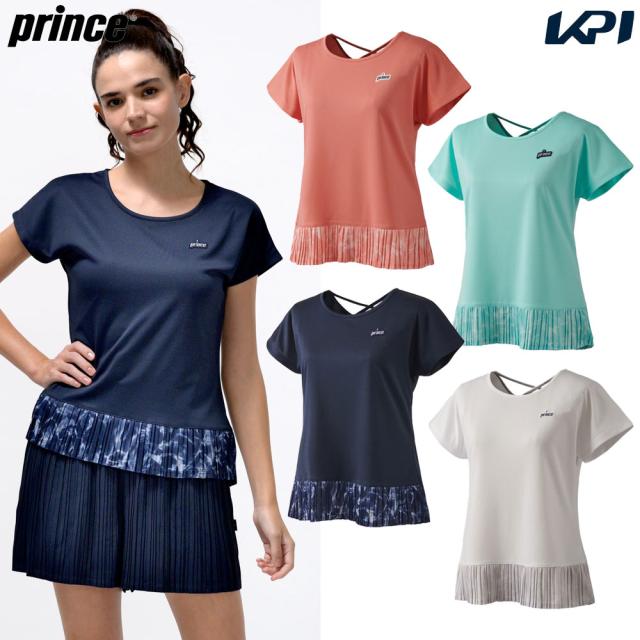 プリンス Prince テニスウェア レディース ゲームシャツ WS5053 2025SSの通販は