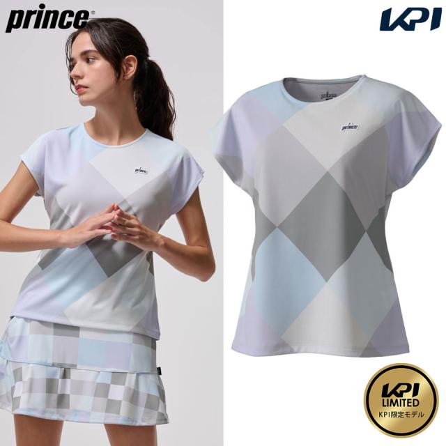プリンス Prince テニスウェア レディース   ゲームシャツ KPI限定コラボモデル WS5061K 2025SSの通販は 6,494円