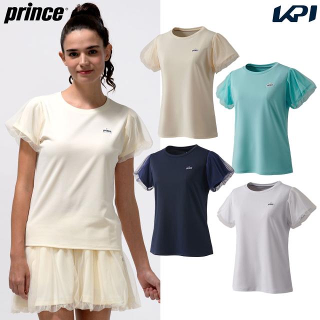 プリンス Prince テニスウェア レディース ゲームシャツ WS5068 2025SS 3月下旬発売予定※予約の通販は