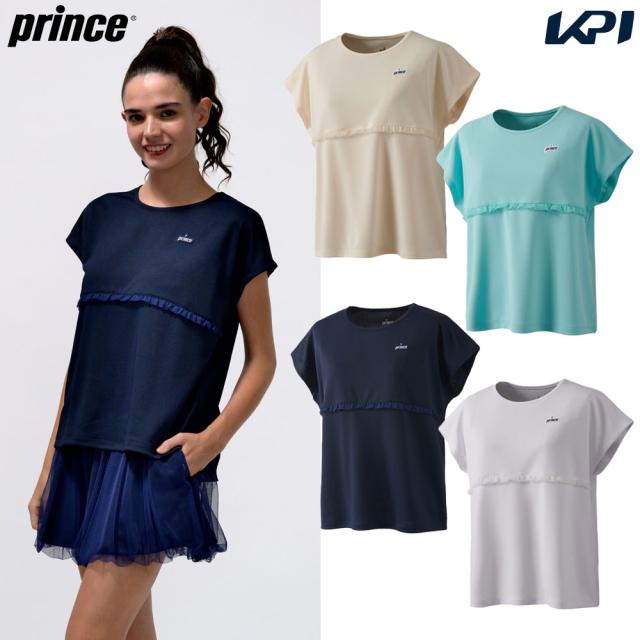 プリンス Prince テニスウェア レディース   ゲームシャツ WS5069 2025SS 3月下旬発売予定※予約の通販は