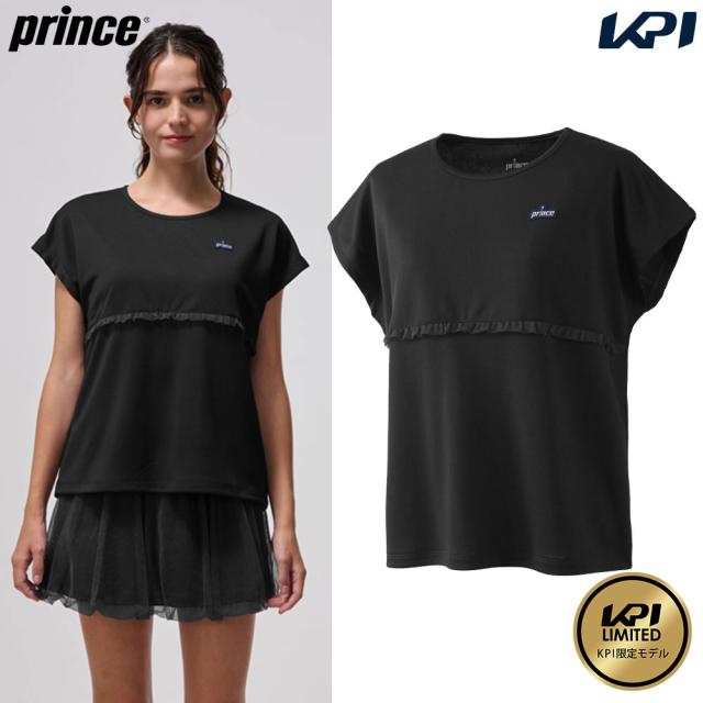 プリンス Prince テニスウェア レディース   ゲームシャツ KPI限定コラボモデル WS5069K 2025SS 3月下旬発売予定※予約の通販は 6,732円