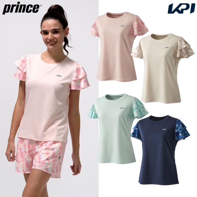プリンス Prince テニスウェア レディース   ゲームシャツ WS5071 2025SS 3月下旬発売予定※予約の通販は 6,860円