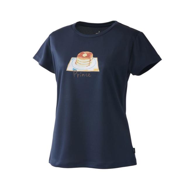 プリンス Prince テニスウェア レディース 【上下セット】Tシャツ×ラッププリーツスカート WF5088-WF5339 2025FW_4