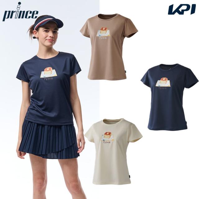 プリンス Prince テニスウェア レディース 【上下セット】Tシャツ×ラッププリーツスカート WF5088-WF5339 2025FW_1