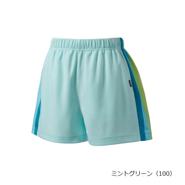 【セット】Prince テニスウェア ジップアップ　ショートパンツ L デニム風 プリンス Prince テニスウェア レディース ショートパンツ WS6315
