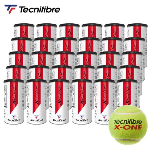 『即日出荷』テクニファイバー Tecnifibre テニスボール X-ONE（エックスワン）2個入 1箱（30缶/60球）TBA2XE1　ITF／JTA 公認球