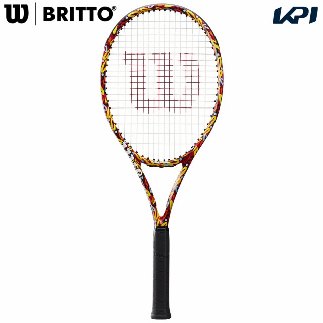 「ガット張り上げ済み」ウイルソン Wilson テニスラケット CLASH 100 V2 BRITTO HEARTS クラッシュ100  ロメロ・ブリットモデル WR128210｜au PAY マーケット