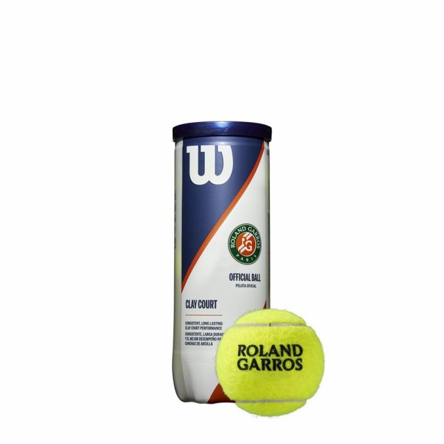 ウイルソン Wilson テニスボール ローランギャロス クレーコート ROLAND GARROS CLAY COURT 3球入 1箱（24缶入） WRT125000 『即日出荷