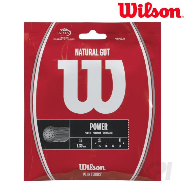 『即日出荷』Wilson（ウイルソン）「NATURAL 16 （ナチュラルガット 16） 1.30　WRZ999800」硬式テニスストリング（ガット） 6,813円