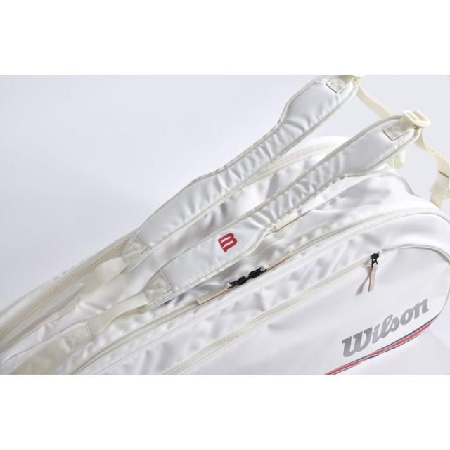 ウイルソン Wilson テニスバッグ・ケース TEAM J 6PK WHITE チーム J ホワイト WR8050201001_1