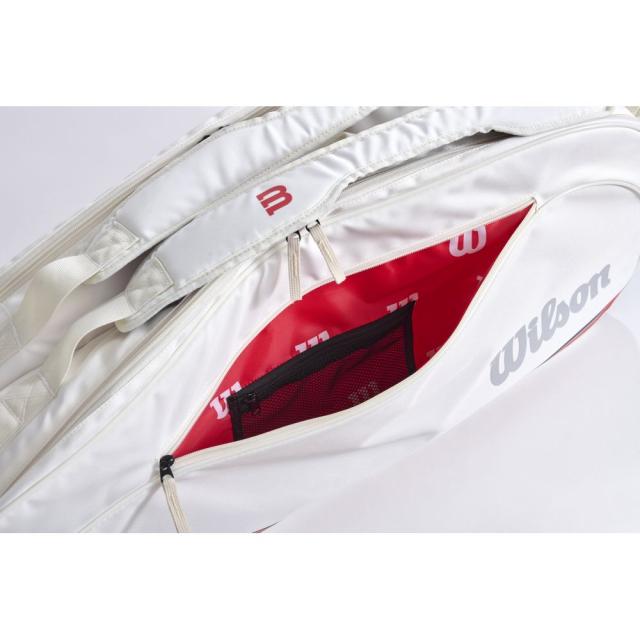 ウイルソン Wilson テニスバッグ・ケース TEAM J 6PK WHITE チーム J ホワイト WR8050201001_2