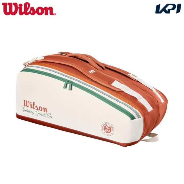 ウイルソン Wilson テニスバッグ・ケース ROLAND GARROS 2026 9PK RACKET BAG Cream ローランギャロス ラケットバッグ WR8052801001