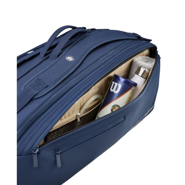 ウイルソン Wilson テニスバッグ・ケース ROLAND GARROS 2026 SESSIONSOIRE 9PK Navy ローランギャロス ツアーバッグ WR8053801001_5