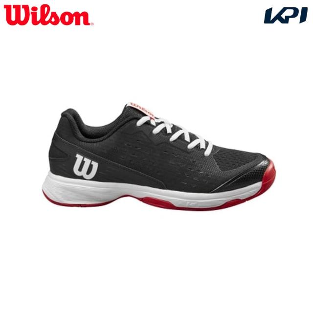 ウイルソン Wilson テニスシューズ ジュニア   RUSH PRO JR L Black/RD/Wh ラッシュプロ WRS333010