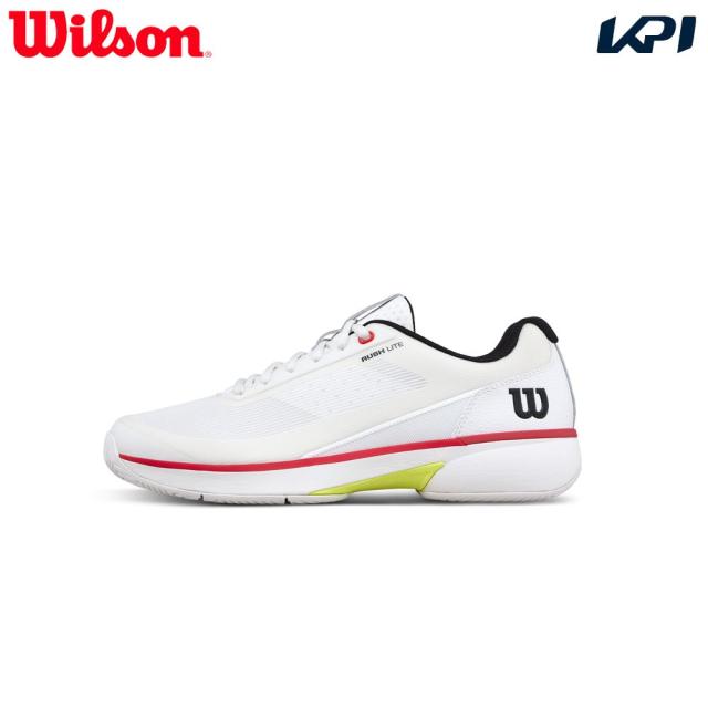 ウイルソン Wilson テニスシューズ メンズ   RUSH LITE 5 White/Black/R ラッシュライト 5 オールコート用 WRS336360U