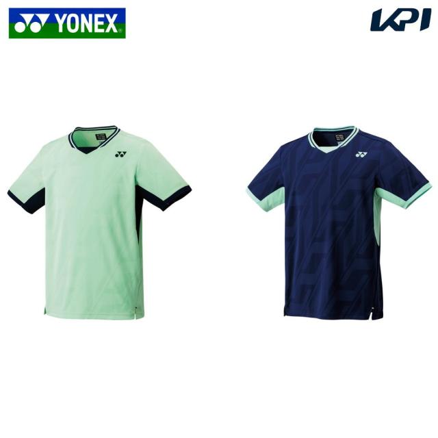 YONEX ノースリーブシャツ ホワイト/ネイビー VAユニノースリーブT