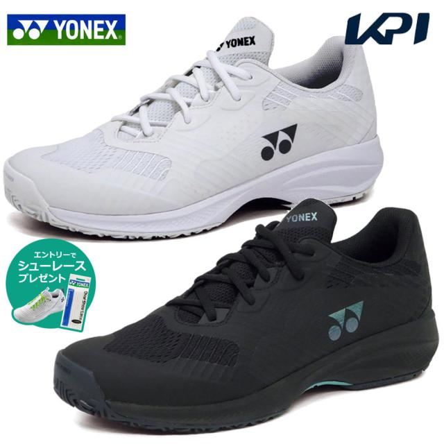 「最短当日出荷」「エントリーでシューレースプレゼント」ヨネックス YONEX テニスシューズ ユニセックス SONICAGE パワークッション ソニケージ ワイド GC オムニ・クレー用 SHTSCWG