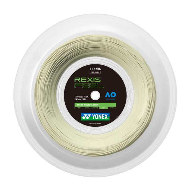 『即日出荷』ヨネックス YONEX テニスガット・ストリング  レクシスフィール130（240mロール）REXIS FEEL TRFL130-2