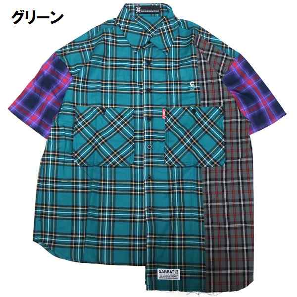 SABBAT13 / サバトサーティーン / サバト13「SHABBY S/S CHECK SHIRTS