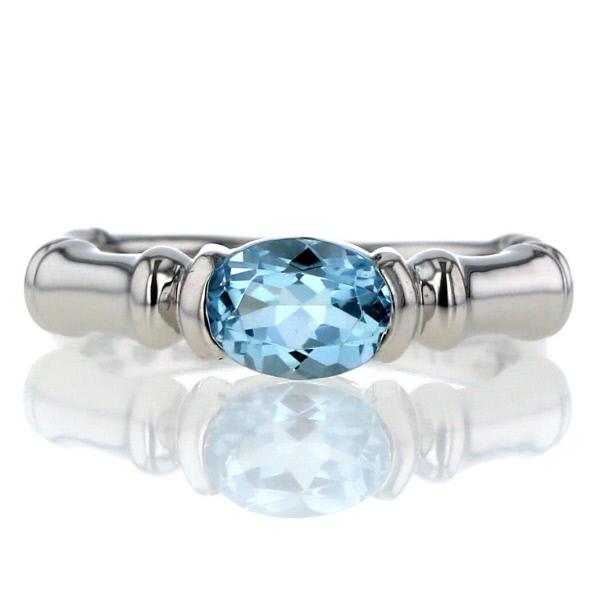 Pt850 プラチナ リング エメラルド0.31ct ダイヤモンド0.43ct スクエア