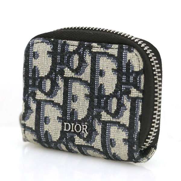 新品未使用品 Dior ディオール コインケース キーリング付 トロッター柄-