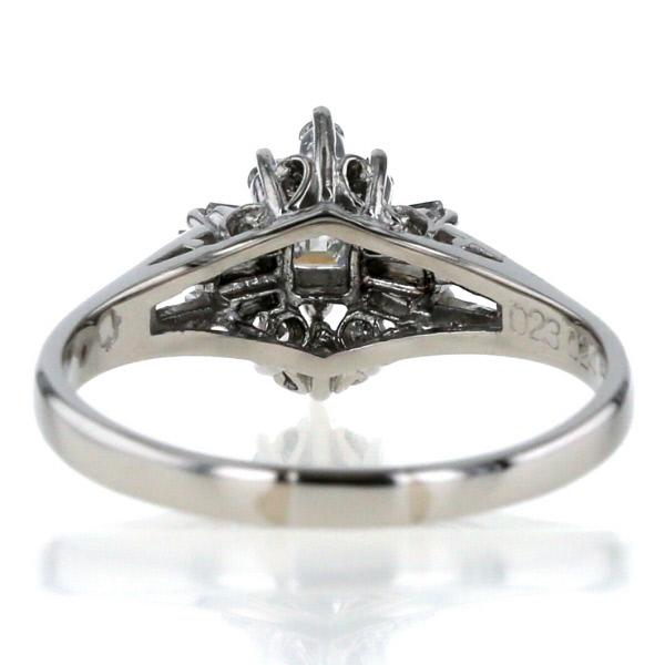 Pt900プラチナ 印台 リング・指輪 ダイヤモンド0.24ct 19号 15.0g メンズ 中古 美品 プラチナ 印台 リング メンズ pt900 ダイヤモンド 指輪 メンズリング