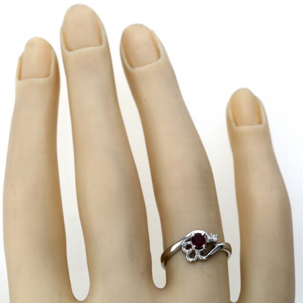 Pt900 プラチナ リング ルビー 0.23ct ダイヤモンド 0.02ct スカラップ ウェーブ デザイン 7.5号 指輪【新品仕上済】【zz】【中古】の通販は Pt900 プラチナ リング ルビー 0.23ct ダイヤモンド 0.02ct スカラップ ウェーブ デザイン 7.5号 指輪【新品仕上済】【zz】【中古】の通販は