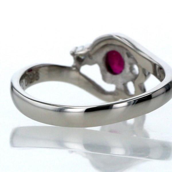 Pt900 プラチナ リング ルビー 0.23ct ダイヤモンド 0.02ct スカラップ ウェーブ デザイン 7.5号 指輪【新品仕上済】【zz】【中古】の通販は Pt900 プラチナ リング ルビー 0.23ct ダイヤモンド 0.02ct スカラップ ウェーブ デザイン 7.5号 指輪【新品仕上済】【zz】【中古】の通販は