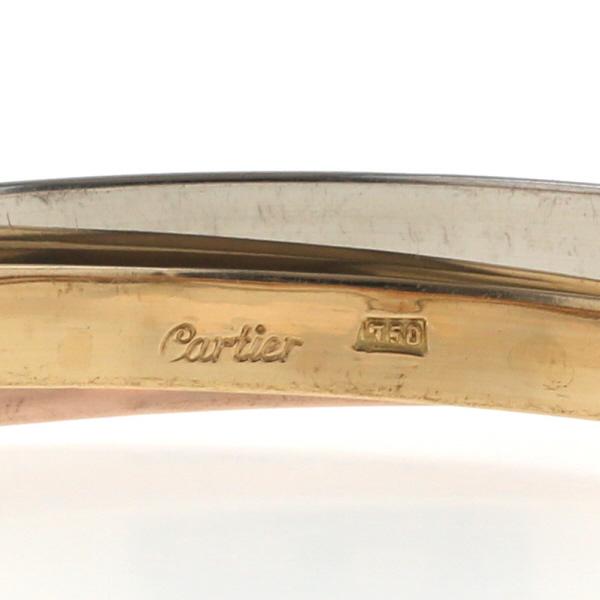 Cartier カルティエ K18YG WG PG スリーカラーゴールド バングル ブレスレット トリニティ 20cm【新品仕上済】【zz】【中古】_3
