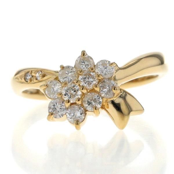 プラチナPT900 天然ダイヤモンドリング ダイヤ0.30ct 9.5号 Good H SI 