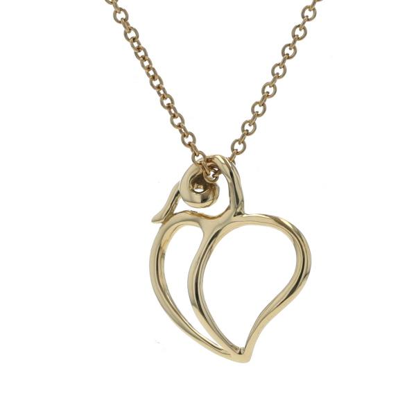 ティファニー ネックレス ハート チェーン クロス 925 K14 TIFFANY&Co