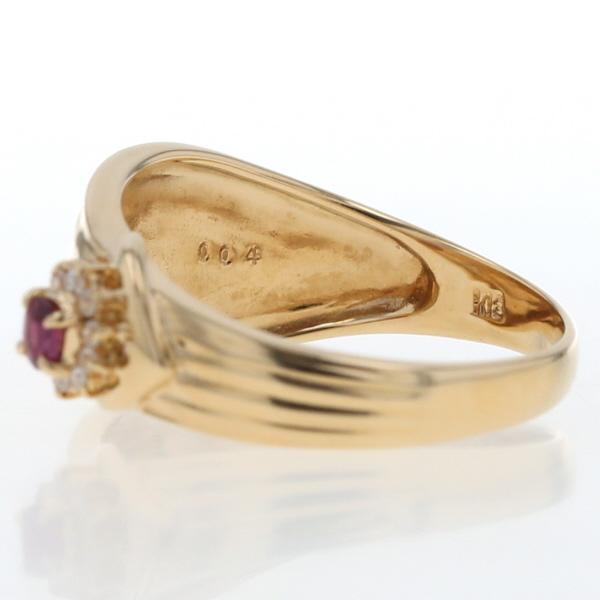 k18 メレダイヤ11号リング EARLYSUMMER20％】リング 指輪 11号 18金 K18イエローゴールド