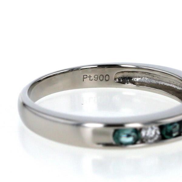 Pt900 プラチナ リング アレキサンドライト 0.32ct ダイヤモンド Pt900 プラチナ リング アレキサンドライト 0.32ct ダイヤモンド